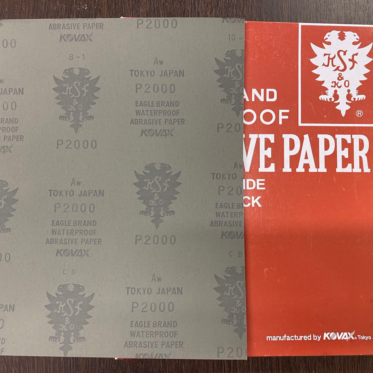 Eagle Brand Waterproof Sandpaper Japan 2000 Grit for DIY Resin Art Resin Art NZ