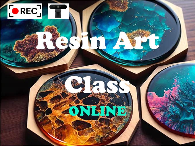 Resin Art Online 15 Nov 2024 (Friday) Resin Art NZ