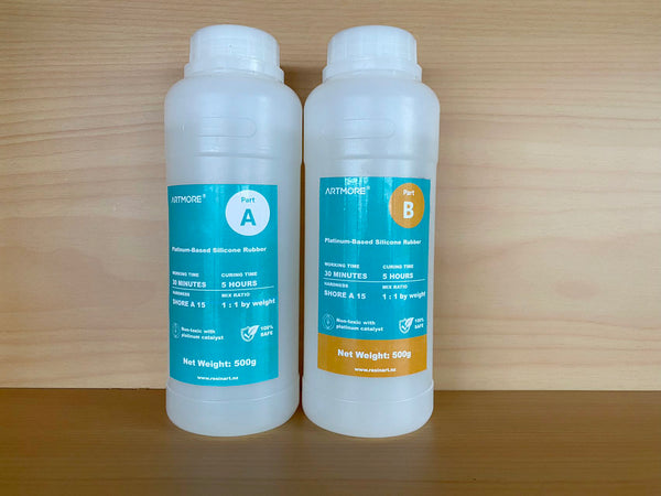 RTV Addition Cure Liquid Silicone Rubber - Mould Making - Shore A 15 - 1kg