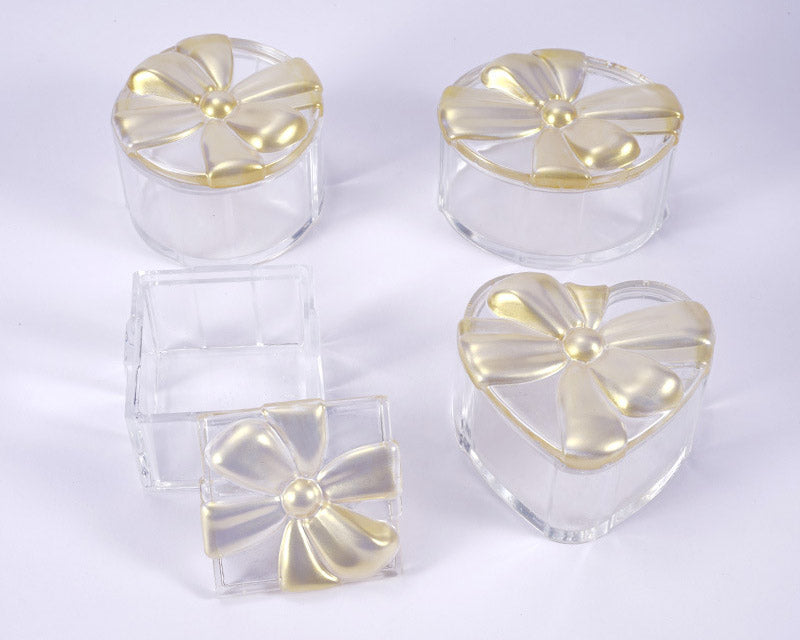 Butterfly Bow Gift Box Container with Lid Resin Mould Jewelry Storage Box Container Resin Casting Silicone Mould Epoxy DIY Art Crafts