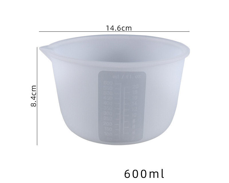 Silicone Measuring Cups for Resin Non-stick Mixing Cups, Precise Scale