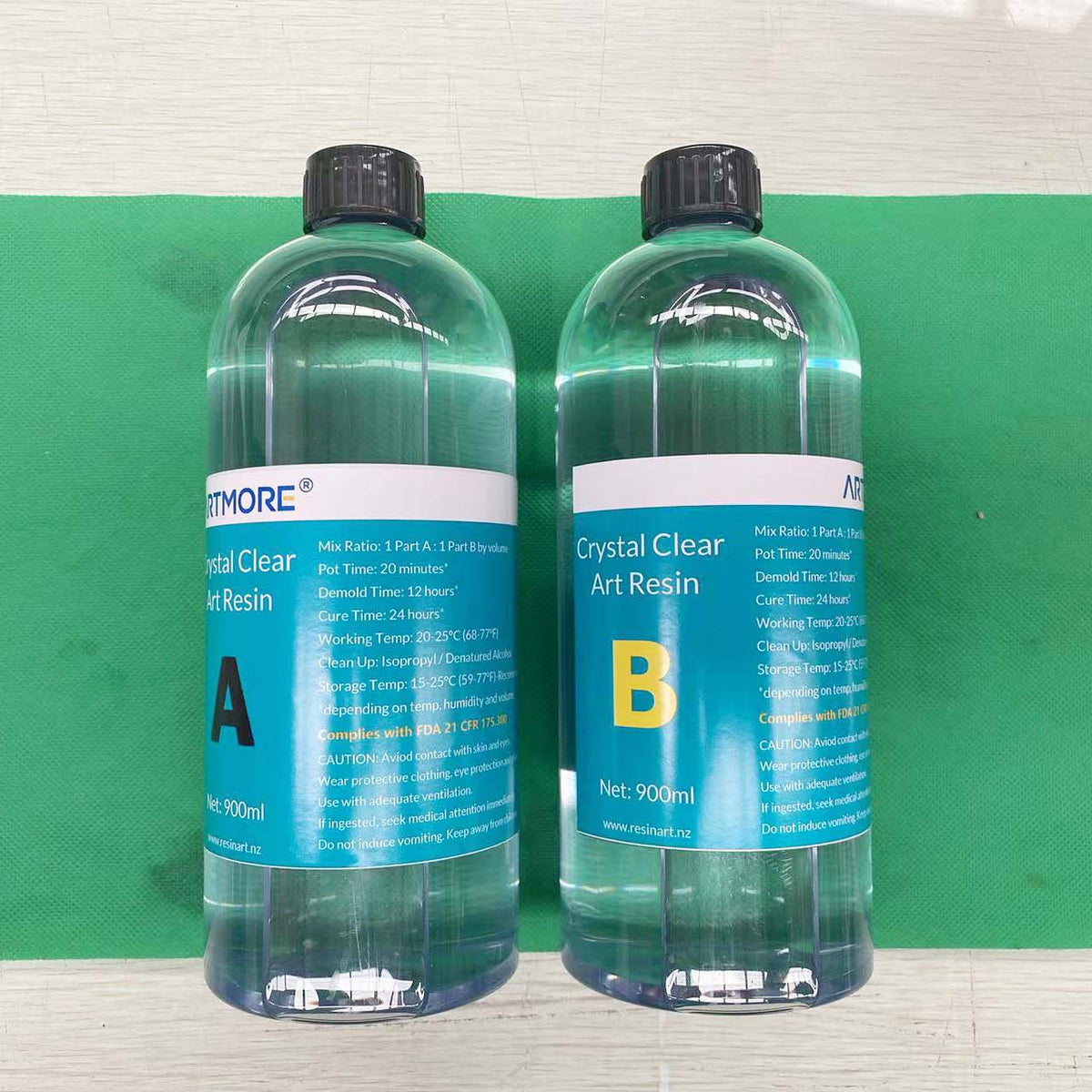 FDA Approved Epoxy Resin 11 by Volume 1800 ml Kit Artmore for Jewel