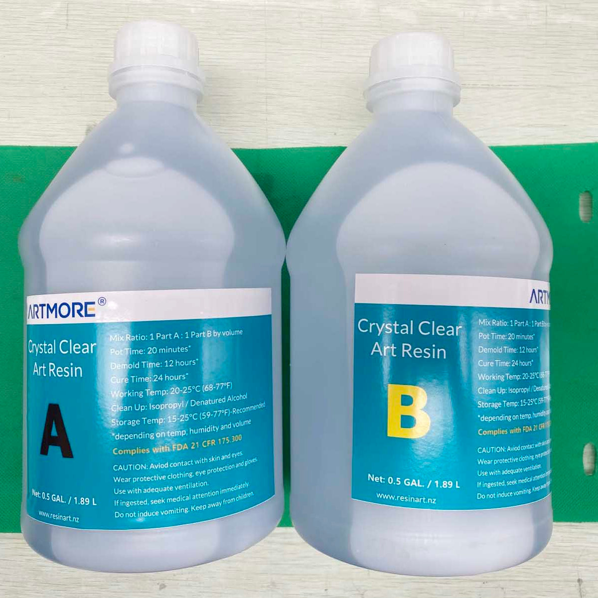 FDA Approved Epoxy Resin 11 by Volume 1 Gal Kit Artmore for Jewelry