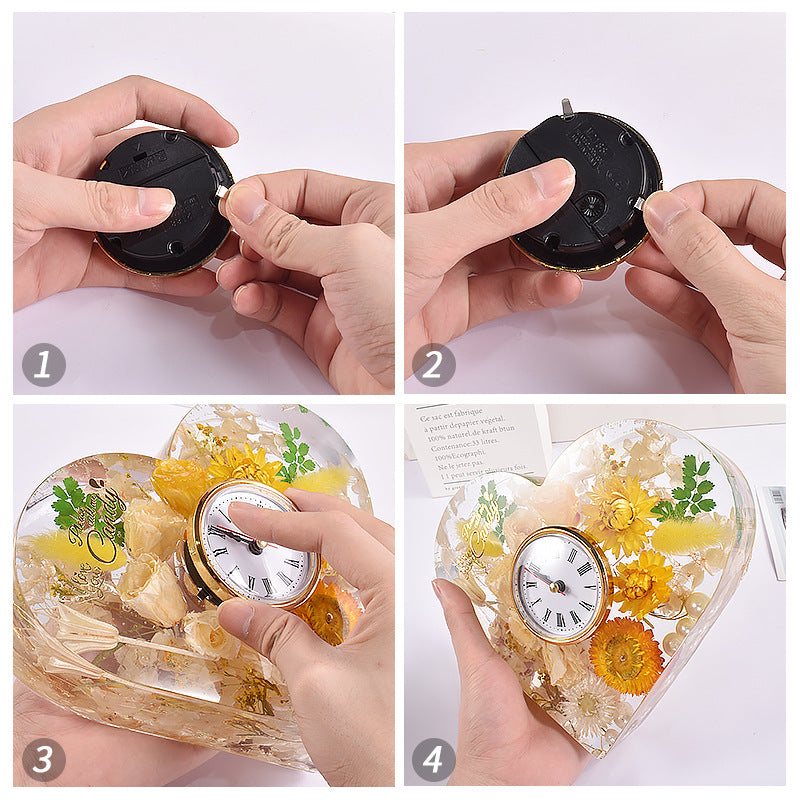 Heart Shape Clock Stand Moulds