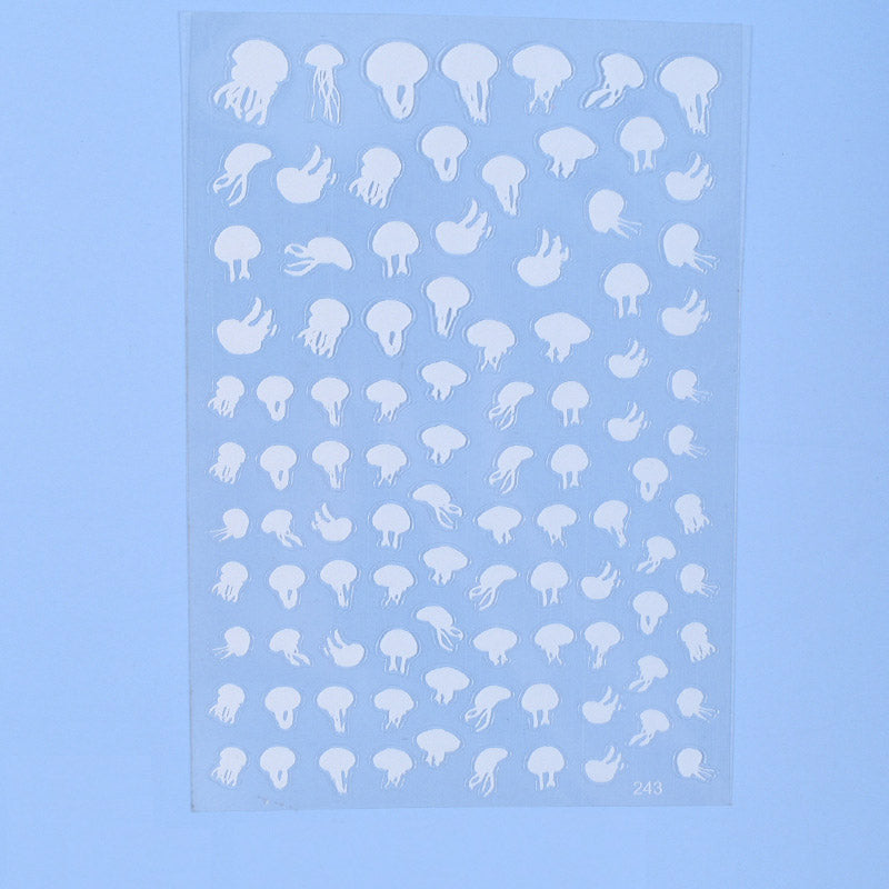 Multiple Flower Material Stickers - Sealed in Pocket Pack