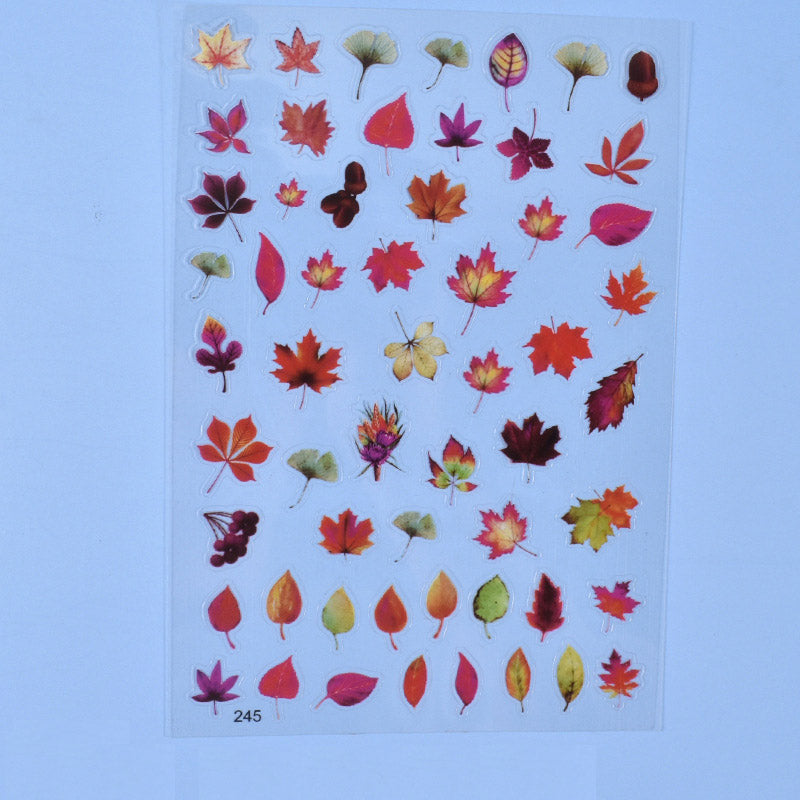 Multiple Flower Material Stickers - Sealed in Pocket Pack