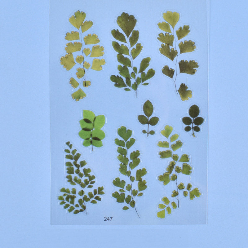 Multiple Flower Material Stickers - Sealed in Pocket Pack