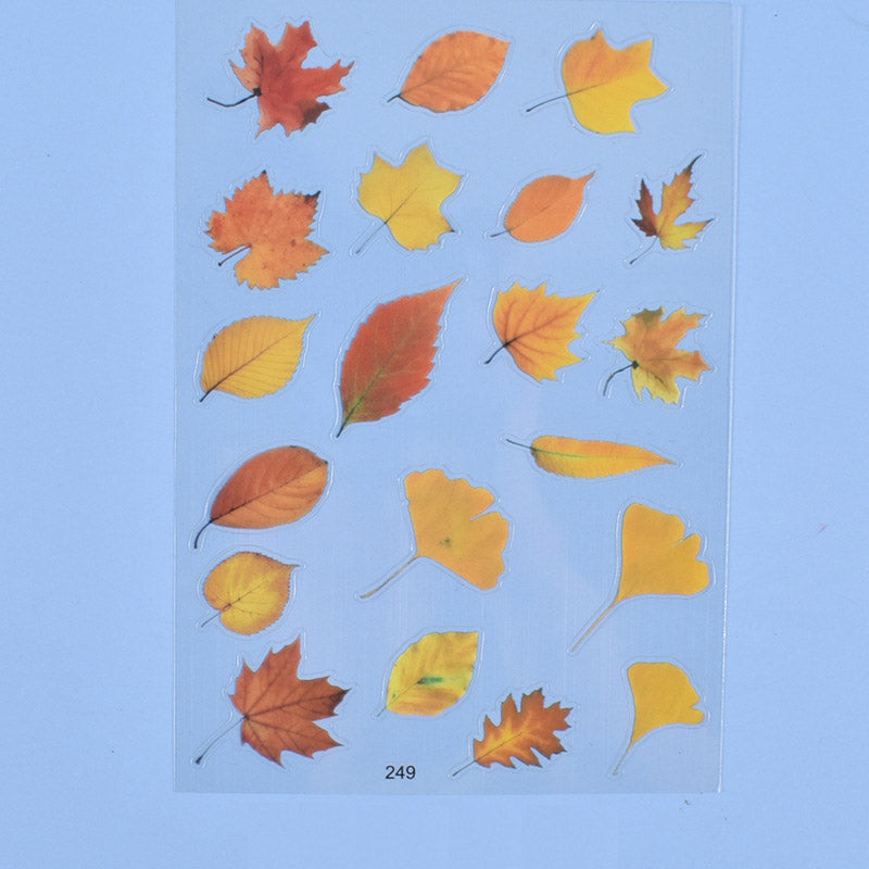 Multiple Flower Material Stickers - Sealed in Pocket Pack
