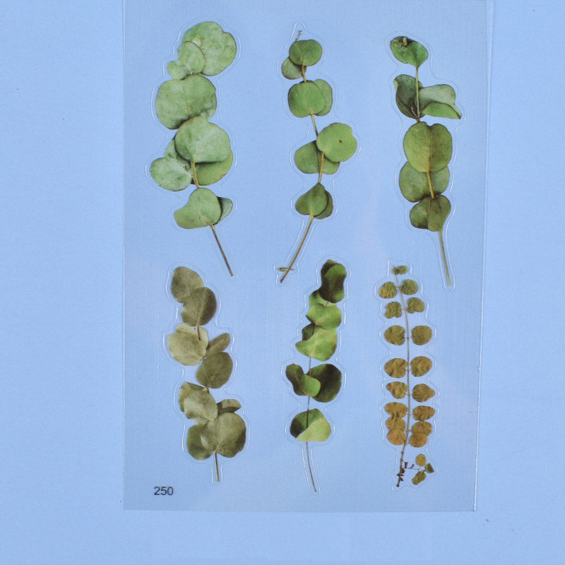 Multiple Flower Material Stickers - Sealed in Pocket Pack