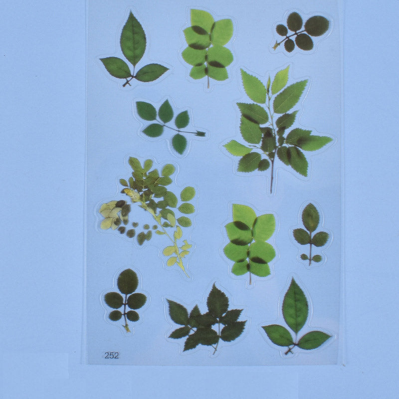 Multiple Flower Material Stickers - Sealed in Pocket Pack