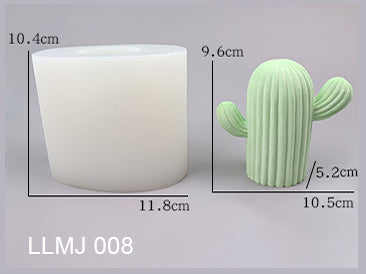 Cubic  Cactus Moulds for Candle, Epoxy Resin, Jesmonite, Aqua Resin, Bramblier and Cement