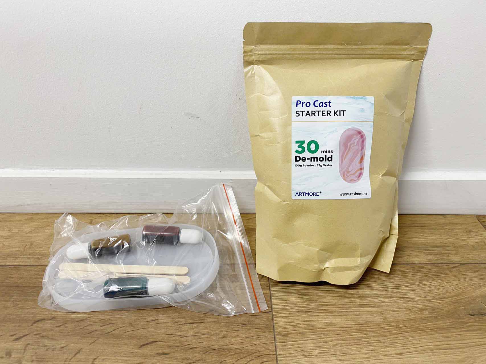 Pro Cast Starter Kit Fast-Cure Resin Casting Kit for Beginners Water-A ...