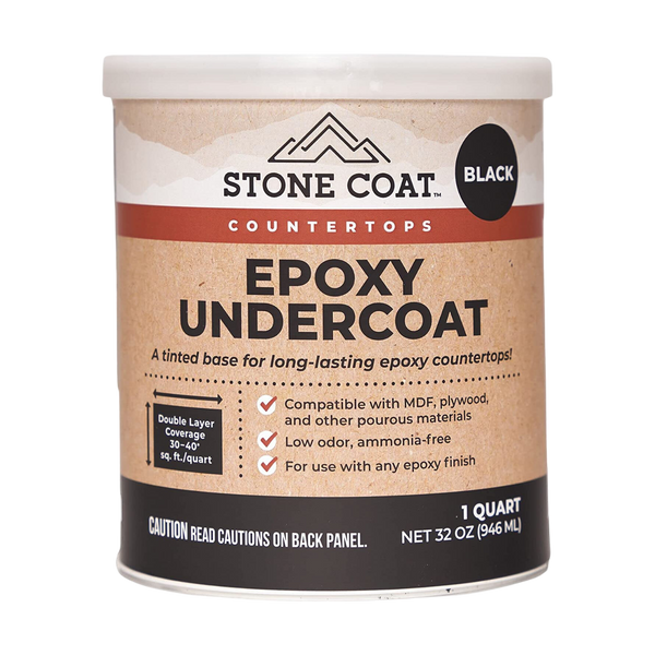 Stone Coat Countertops - Epoxy Undercoat Black