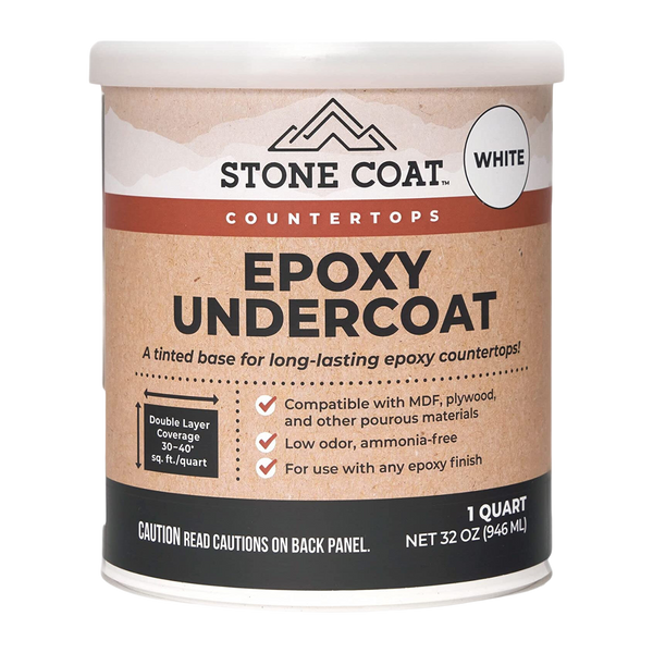 Stone Coat Countertops - Epoxy Undercoat White