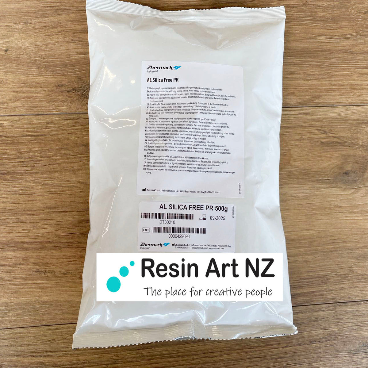 ZHERMACK AL PR Body Casting Alginate Light Blue 500g Skin Safe Made In ...