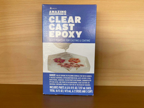 FDA Approved Epoxy Resin - 1:1 by Volume 472ml Kit ALUMILITE for Tumblers, Plates and Serving Board