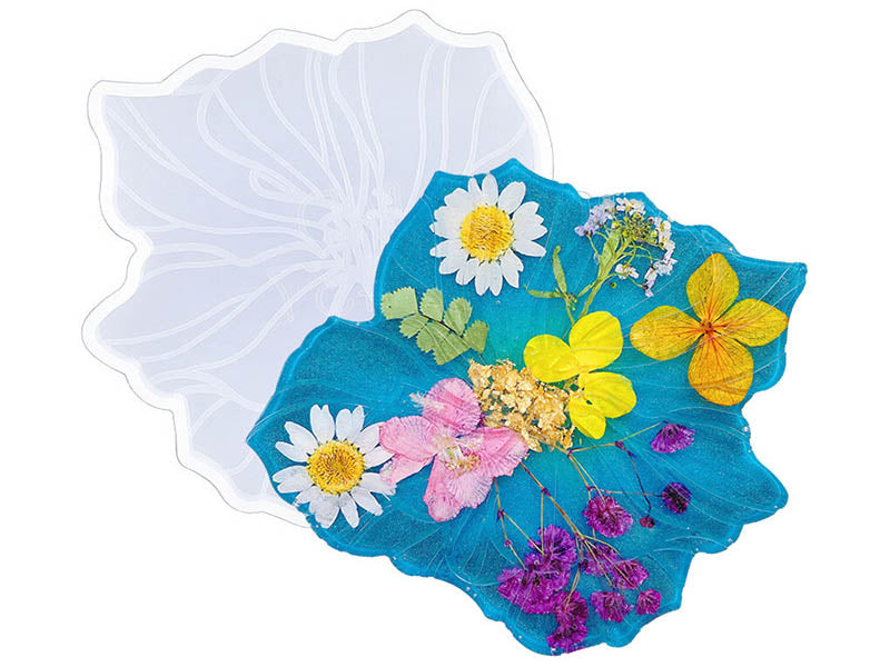 Coaster Moulds - Flowers (4pcs pack)