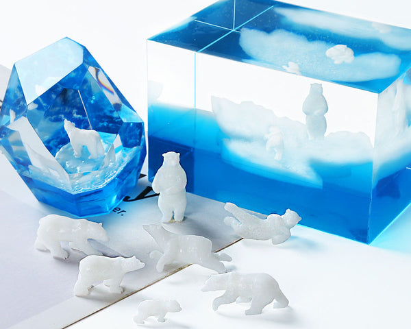 3D Model Resin Mould Decoration Resin Filler Simulated - Polar Bear