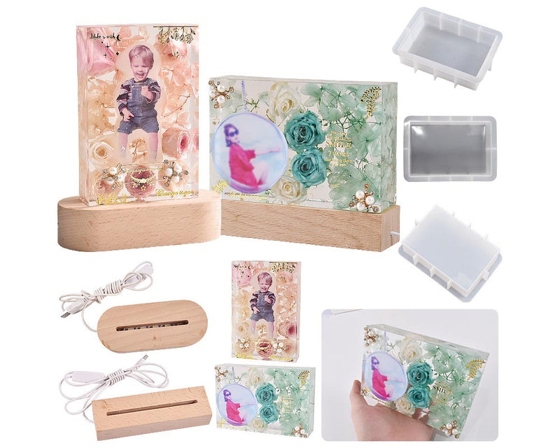 Photo Frame Moulds Picture Frame Floral Preservation, Specimens Making, Bookend Moulds Handmade Crafts Home Decoration