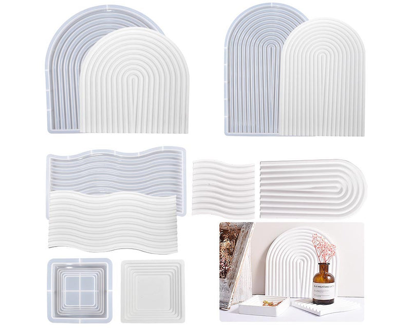 Serving Board Coaster Tray Resin Candle Moulds