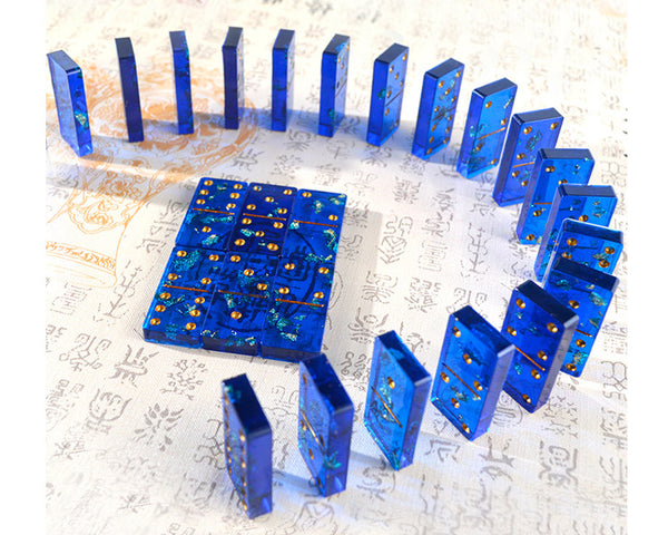 Domino Mould for Epoxy Resin Candy Moulds Clay Mould 28 Cavities Silicone Mould for Pendant Epoxy Moulds