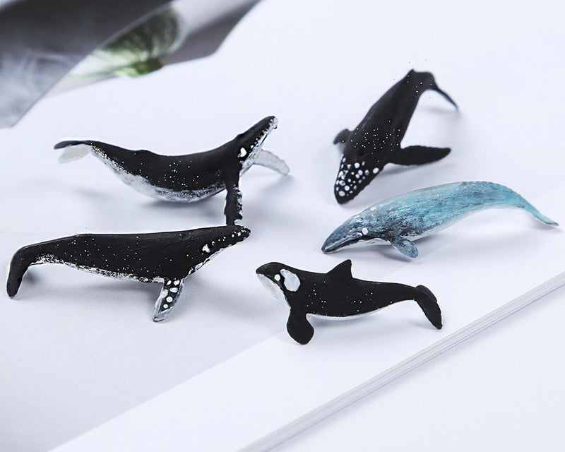 3D Model Resin Mould Decoration Resin Filler Simulated - Whales