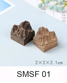 Fake Mountain  Resin Epoxy Craft Wood Natural Snow Mountain Dried Flower Resin Decorative Craft DIY Ring Pendant Micro Landscape Making for Jewelry