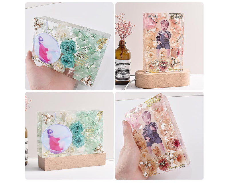 LED Photo Frame Moulds Picture Frame Floral Preservation, Specimens Making, Bookend Moulds Handmade Crafts Home Decoration