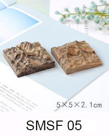 Fake Mountain  Resin Epoxy Craft Wood Natural Snow Mountain Dried Flower Resin Decorative Craft DIY Ring Pendant Micro Landscape Making for Jewelry