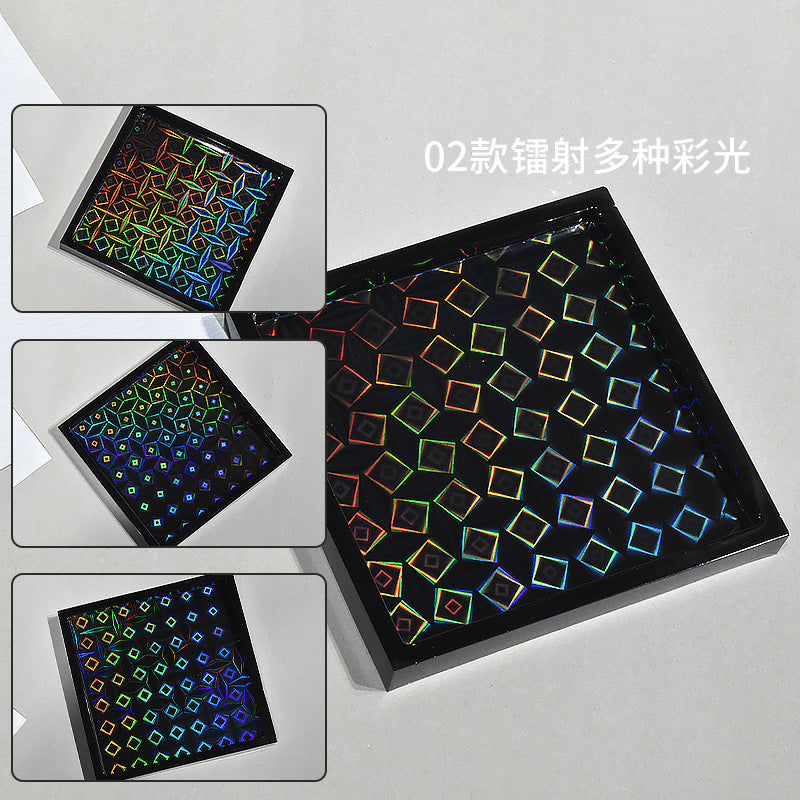 Holographics Coaster Moulds - Round/Square/Hexagonal