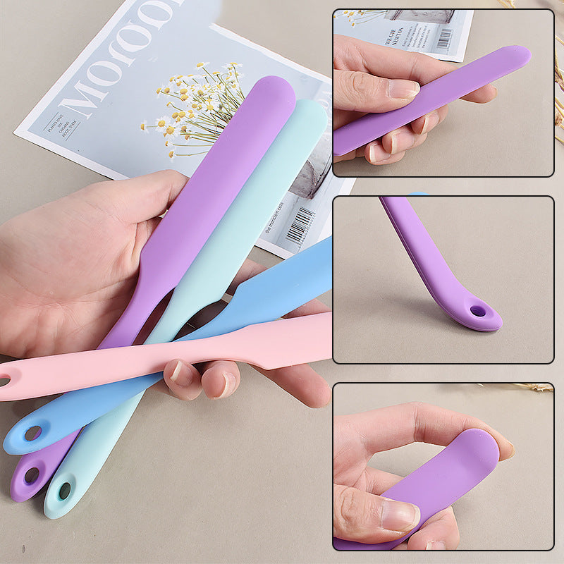 Mixing Stick Silicone Mould Reinforced Extended Cream Cake Mixing Scraper - BPA Free, Food Grade Material