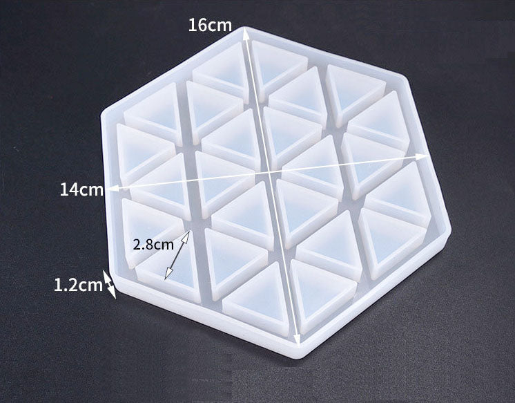 Coaster Moulds - Hollow Hexagonal