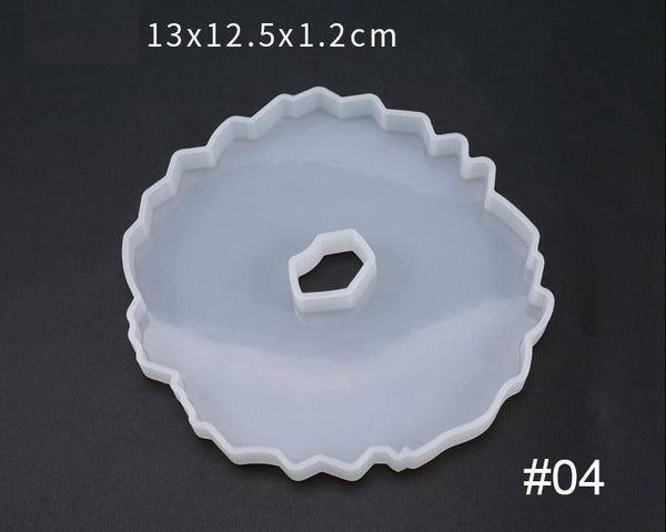 Irregular Coaster Moulds - 01 with hole