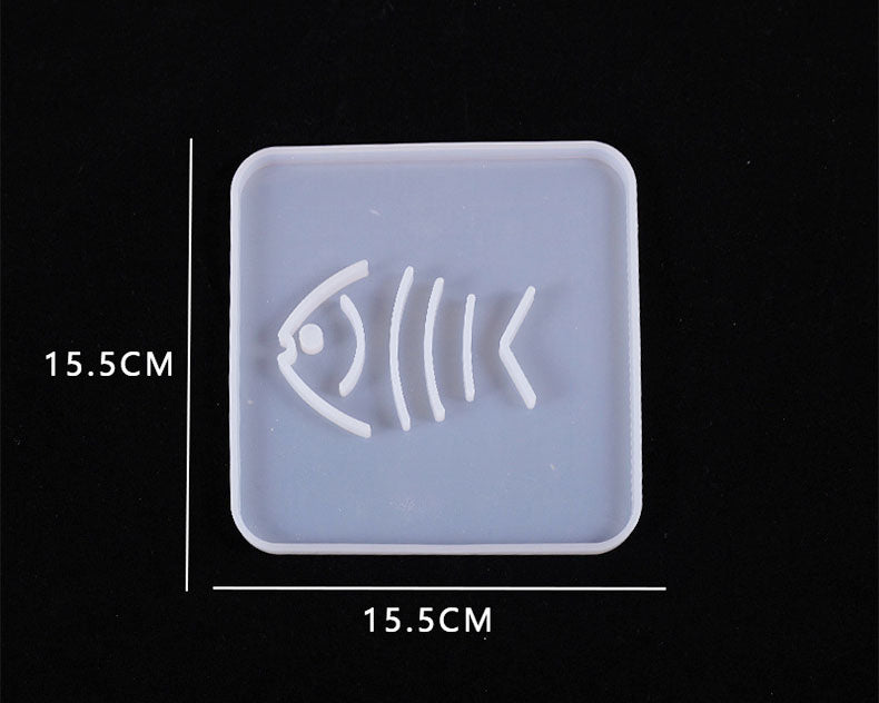 Coaster Moulds - Fish Bone