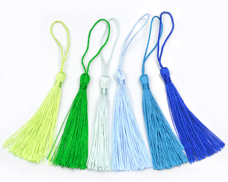 3 Pieces Colorful Tassels for DIY Bookmark Resin Moulds Jewelry DIY Craft