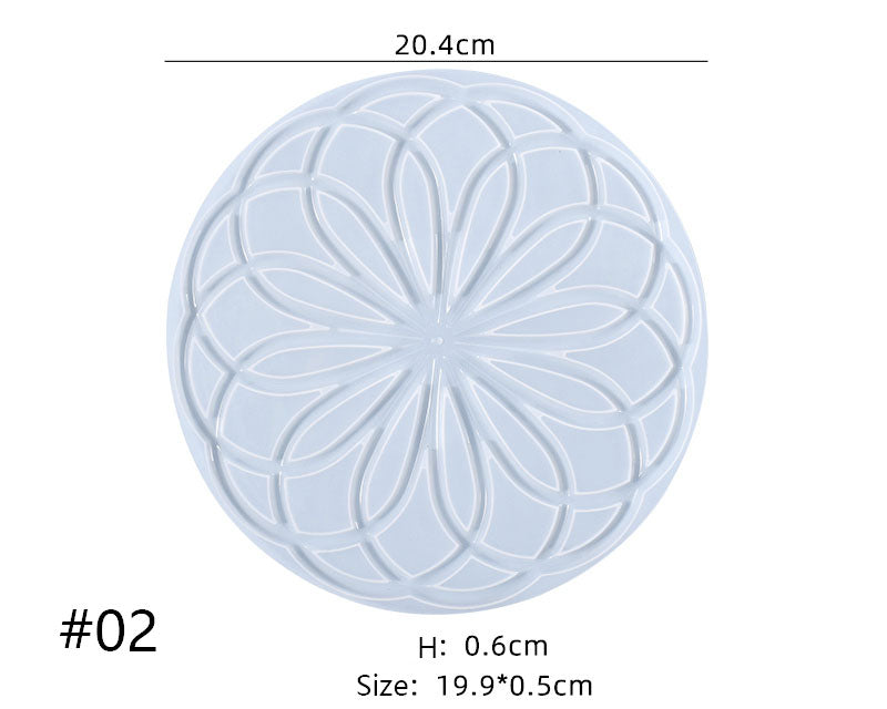 Coaster Moulds - Different Patterns