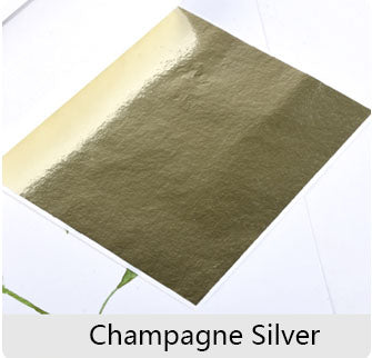 Gold Leaf Sheets for Resin, Gold Foil Flakes Metallic Leaf for Resin Jewelry Making, Nail Art, Slime, and Gilding Crafts