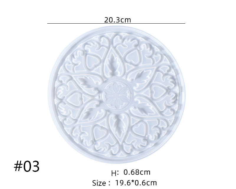 Coaster Moulds - Different Patterns