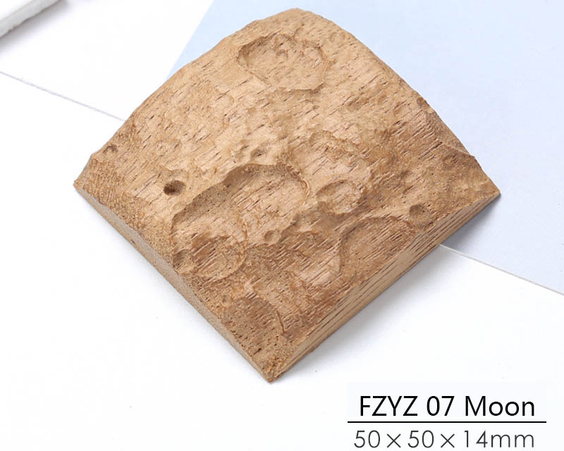 Resin Mould Decoration Filler Accessories Gift 3D Model Wood Block Simulated Space Wood Mars Moon Surface For DIY Resin Craft