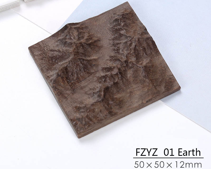 Resin Mould Decoration Filler Accessories Gift 3D Model Wood Block Simulated Space Wood Mars Moon Surface For DIY Resin Craft