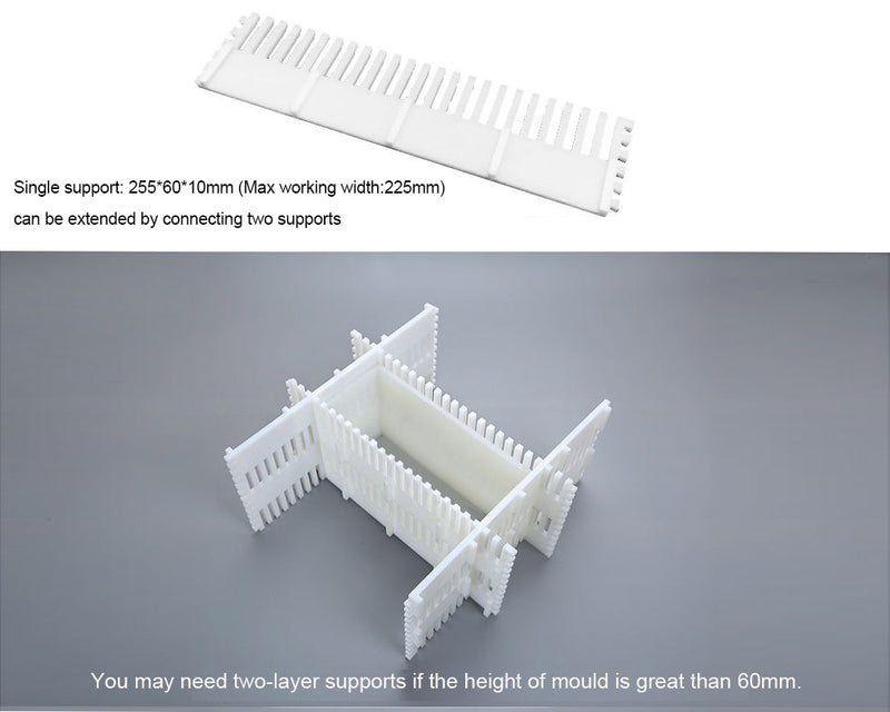 Adjustable Frame Bracket Support for Silicone Moulds Epoxy Resin DIY Drawer Divider Storage Shelves Craft Making Tools Home Decoration
