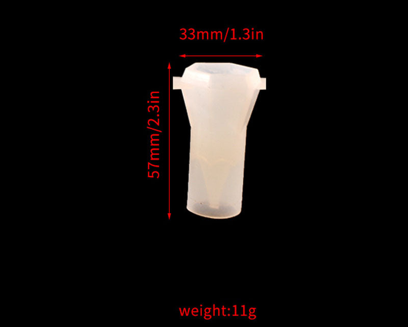 Diamond Shape Cone Moulds Resin Moulds Super flexible, Super Transparent Clear, Moulds for Casting with Resin, Cement, Candle