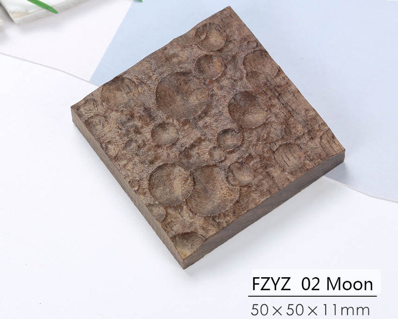 Resin Mould Decoration Filler Accessories Gift 3D Model Wood Block Simulated Space Wood Mars Moon Surface For DIY Resin Craft