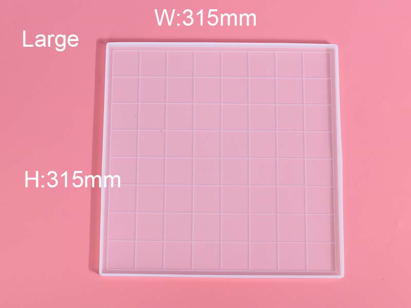 Silicone Chess Board Mould Epoxy Checkers Game Board Mould for for Resin Casting, DIY Jewelry Making, Crafts Projects