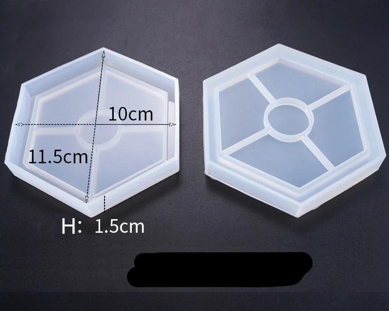 Coaster Moulds - Round/Square/Hexagonal