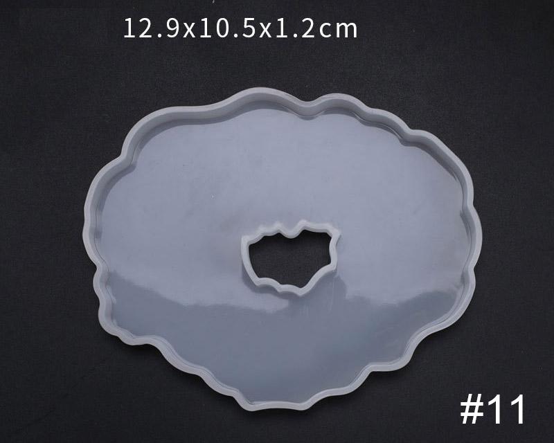 Irregular Coaster Moulds - 013 with hole