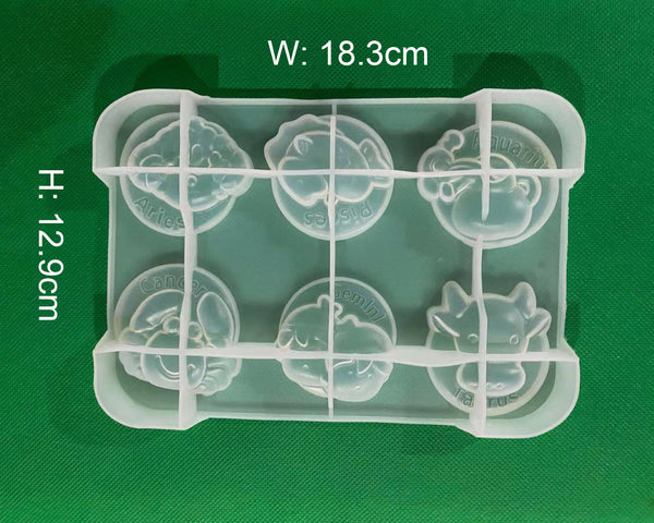 Horoscopes Silicone Mould-4