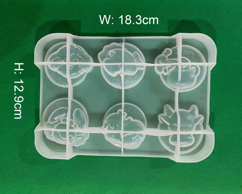 Horoscopes Silicone Mould-4