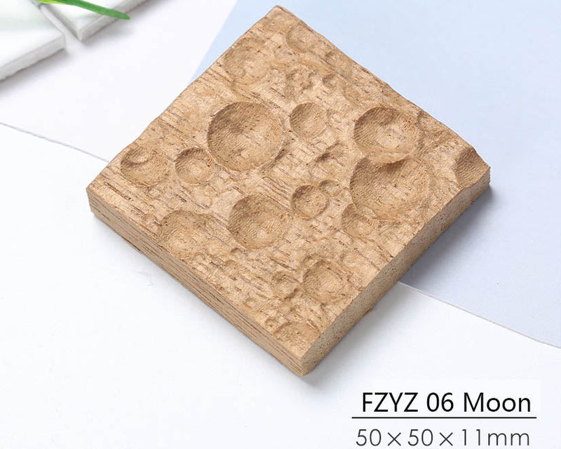 Resin Mould Decoration Filler Accessories Gift 3D Model Wood Block Simulated Space Wood Mars Moon Surface For DIY Resin Craft