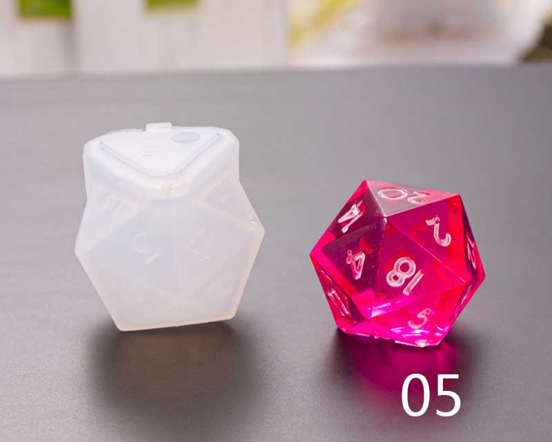 Dice Molds For Resin D20 Dice Resin Casting Molds Polyhedral Game